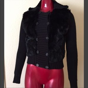 VTG Rabbit Fur Sweater